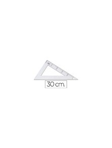 Cartabon liderpapel 30 cm plastico cristal