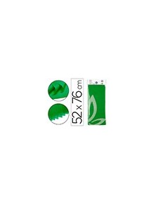 Papel seda liderpapel 52x76cm 18gm2 bolsa de 5 hojas verde