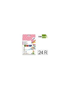 Rotulador liderpapel slim caja de 24 unidades colores surtidos