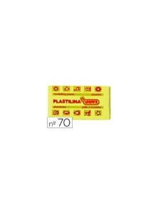 Plastilina jovi 70 amarillo claro -unidad -tamaño pequeño