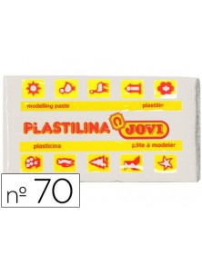 Plastilina jovi 70 blanca...