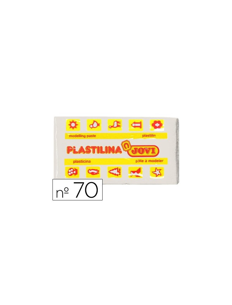 Plastilina jovi 70 blanca -unidad -tamaño pequeño