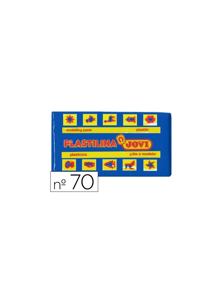 Plastilina jovi 70 azul oscuro -unidad tamaño pequeño