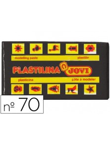 Plastilina jovi 70 negro...