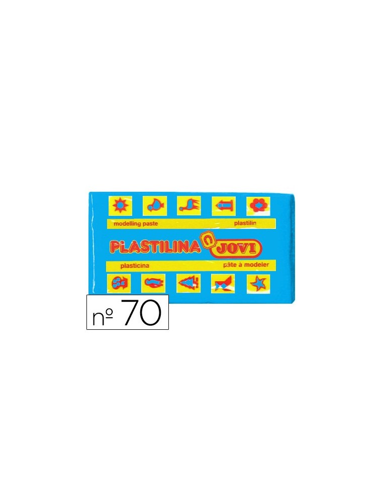 Plastilina jovi 70 azul claro -unidad -tamaño pequeño