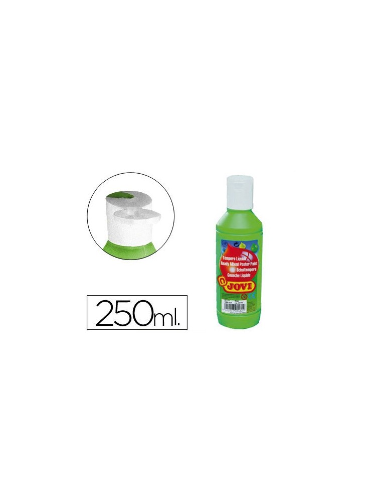 Tempera liquida jovi escolar 250 ml verde medio