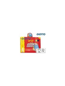 Rotulador giotto super bebe caja de 12 colores surtidos