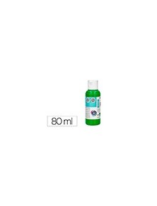 Pintura acrilica liderpapel bote de 80 ml verde