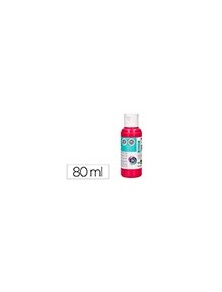 Pintura acrilica liderpapel bote de 80 ml magenta