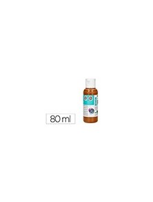 Pintura acrilica liderpapel bote de 80 ml marron