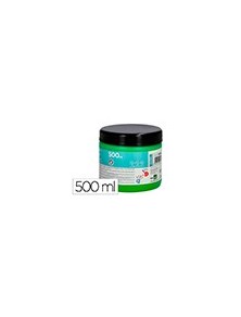 Pintura dedos liderpapel tarrina de 500 ml verde