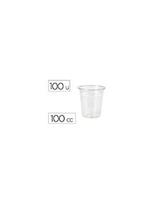 Vaso de plastico transparente 100 cc paquete de 100 unidades