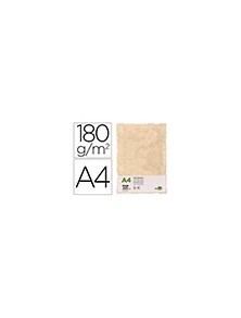 Papel pergamino liderpapel din a4 con bordes 180gm2 color crema paquete de 50 hojas