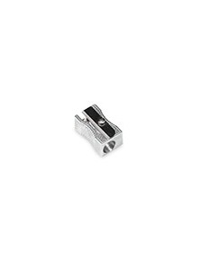 Sacapuntas q-connect metalico rectangular 1 uso