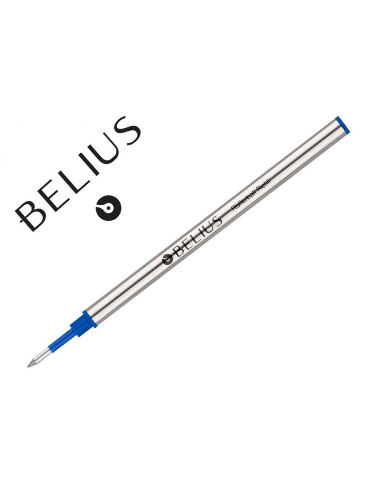 Recambio roller belius azul 0,7 mm caja 3 unidades