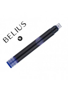 Tinta estilografica belius azul caja 6 cartuchos