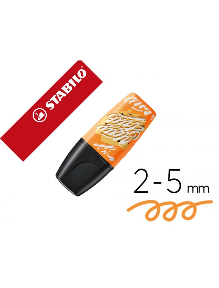 Rotulador stabilo boss mini fluorescente by snooze one naranja