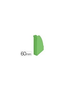 Revistero leitz recycle plastico lomo 60 mm verde 78x308x278 mm