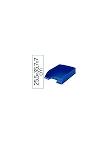 Bandeja sobremesa plastico leitz recycle azul 255x357x70 mm