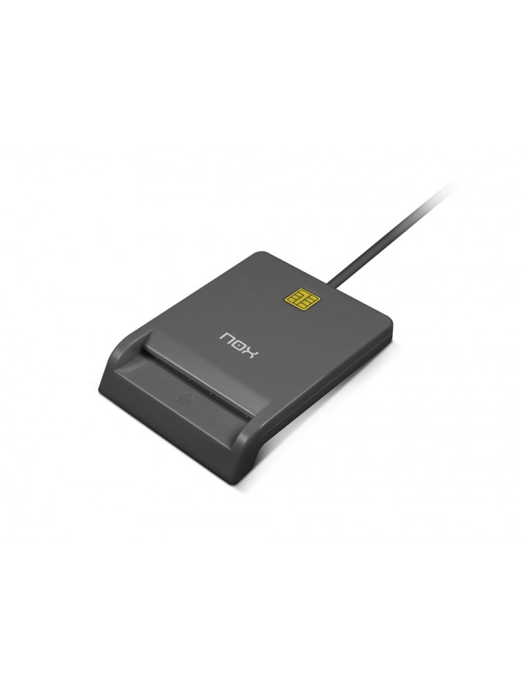 Lector de tarjetas inteligentes nox usb 2.0 color negro