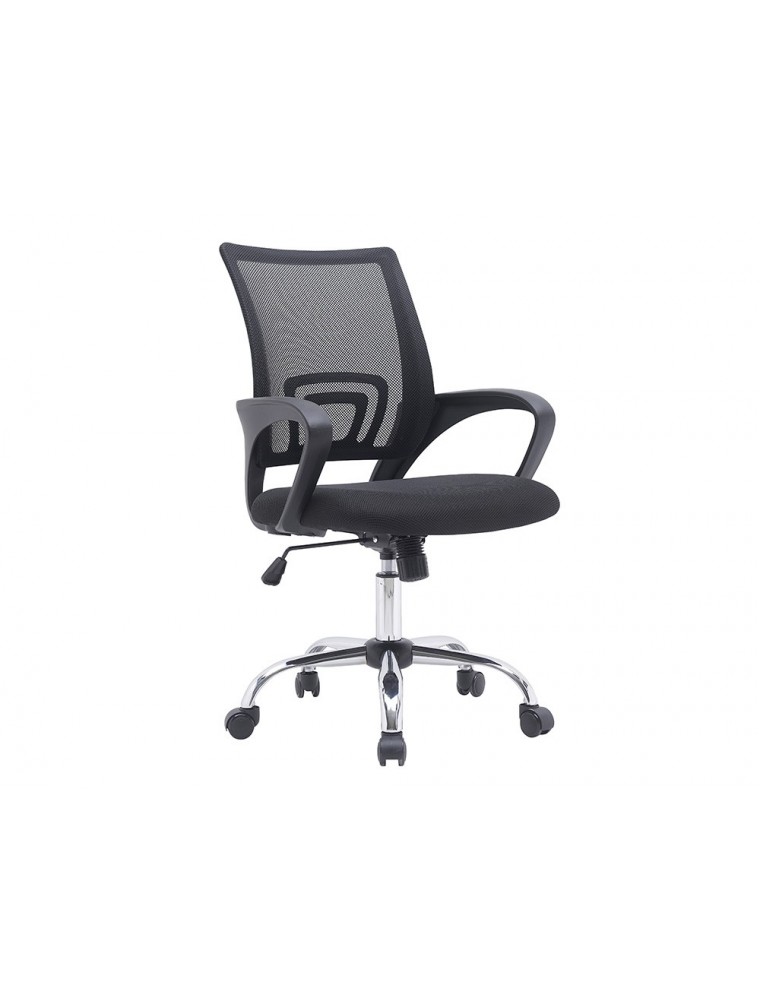 Silla q-connect oficina siena malla base metalica alt max 1000 anc 560 prof 570 ruedas premium color negro