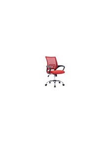 Silla q-connect oficina siena malla base metalica alt max 1000 anc 560 prof 570 ruedas premium color negro rojo