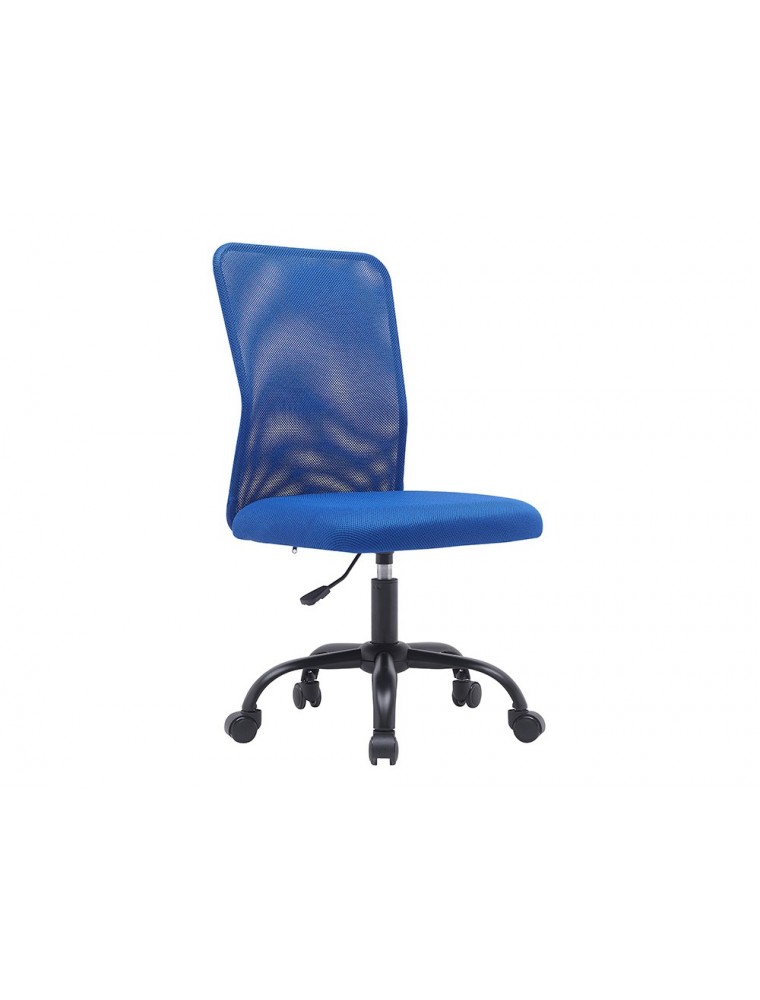 Silla q-connect oficina parma malla sin reposabrazos alt max 990 anc 480 prof 590 color azul