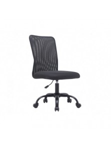 Silla q-connect oficina parma malla sin reposabrazos alt max 990 anc 480 prof 590 color negro