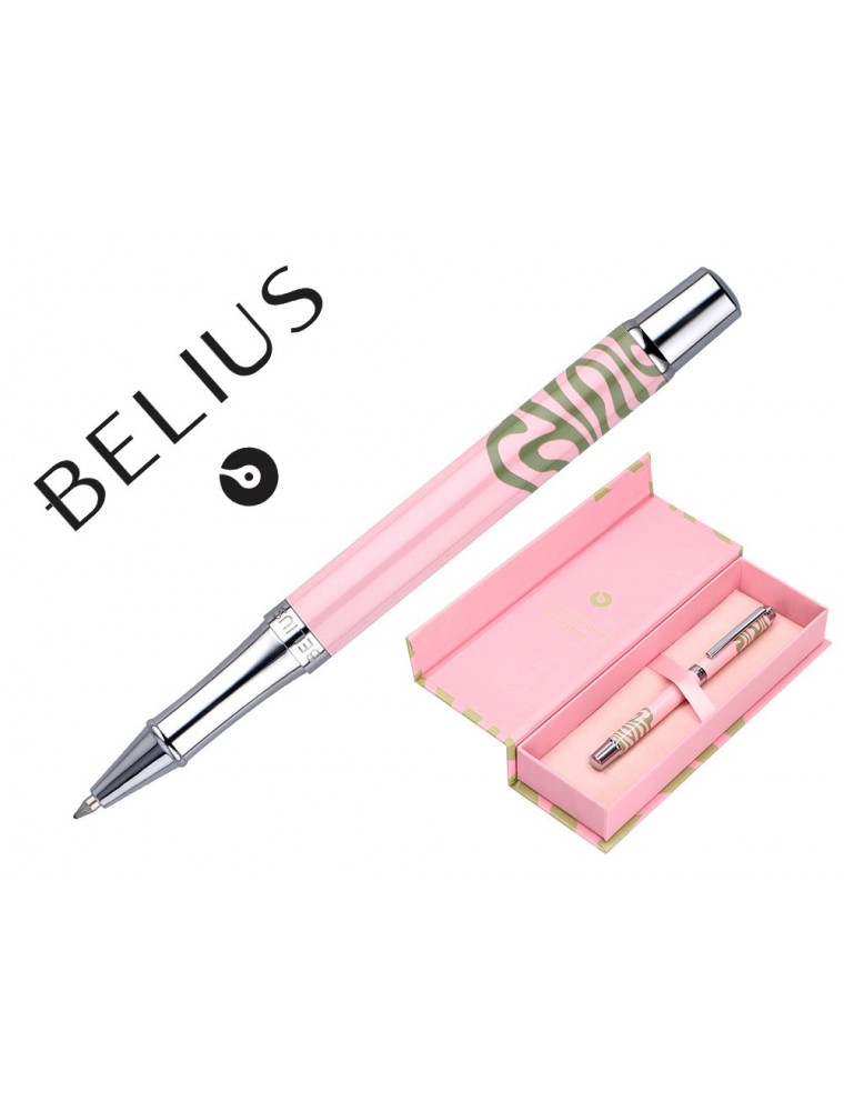 ROLLER BELIUS INK DREAMS ALUMINIO COLOR ROSA Y VER