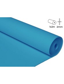 Goma eva en rollo 100x200cm 2mm color azul