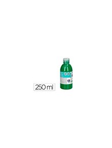 Pintura acrilica liderpapel bote de 250 ml verde oscuro