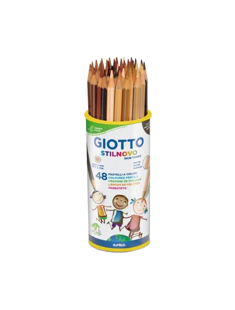 Lapices De Colores Giotto Stilnovo Skin Tones Bote De 48 Colores