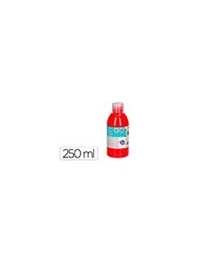 Pintura acrilica liderpapel bote de 250 ml rojo