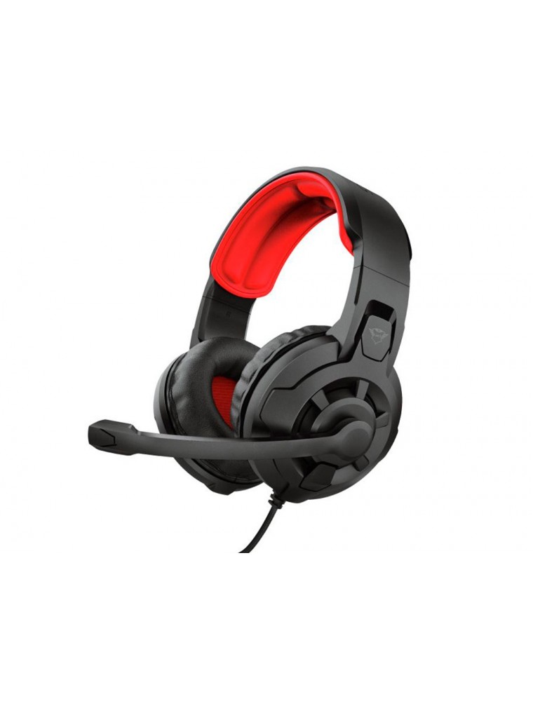 Auricular trust radio gxt411 gaming con microfono ajustable longitud cable 1 mt color negro