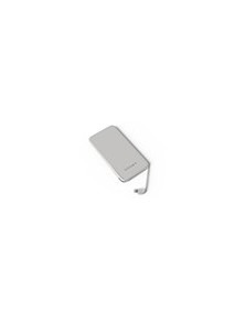 Bateria externa groovy 4000mah para dispositivos apple lightning color blanco