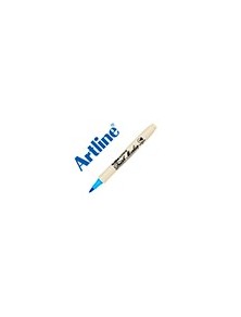 Rotulador artline supreme brush epfs pintura base de agua punta tipo pincel trazo fino azul claro