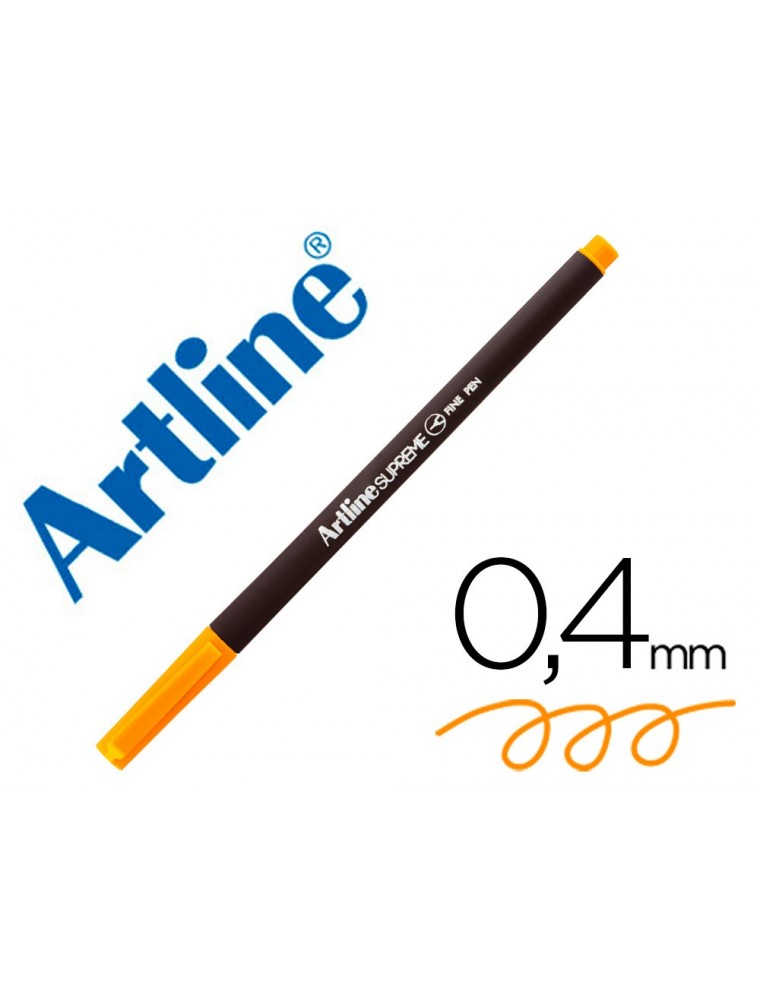 Rotulador artline supreme epfs200 fine liner punta de fibra amarillo 0,4 mm