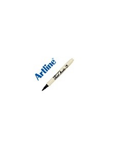 Rotulador artline supreme brush epfs pintura base de agua punta tipo pincel trazo fino negro