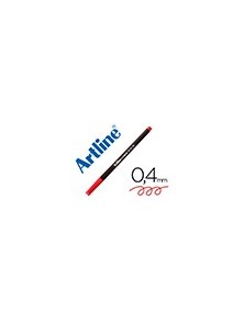 Rotulador artline supreme epfs200 fine liner punta de fibra rojo 0,4 mm