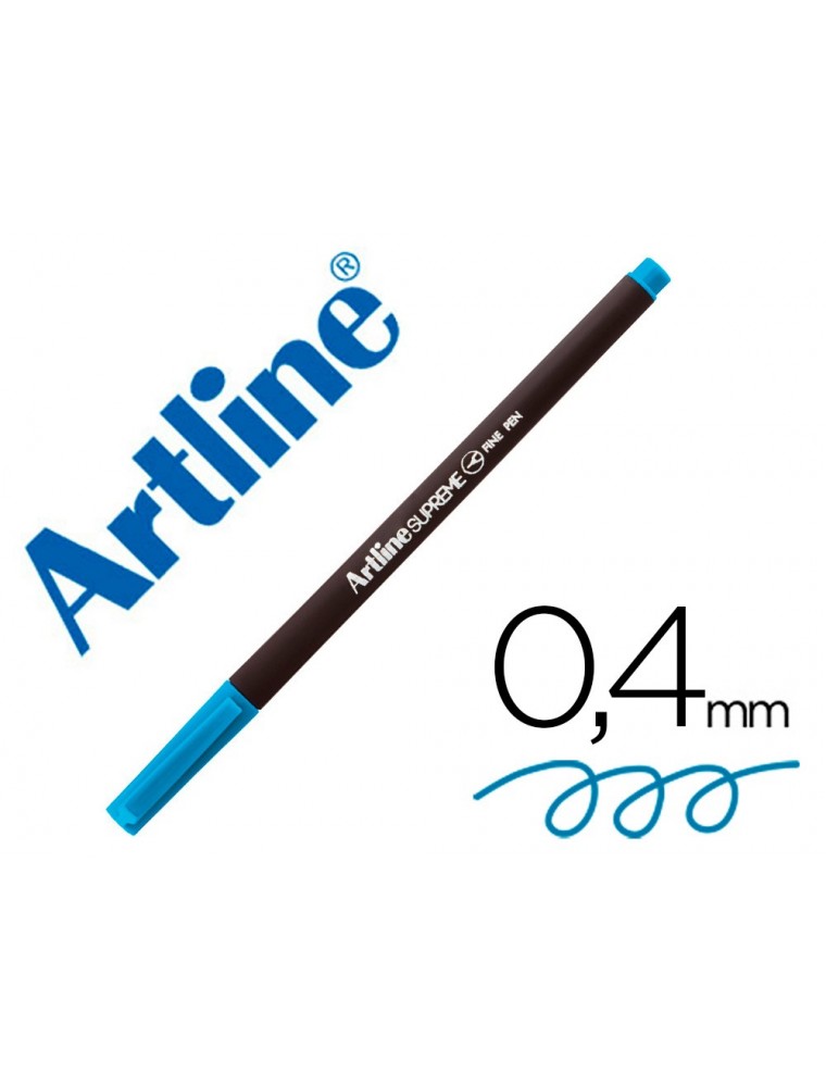 Rotulador artline supreme epfs200 fine liner punta de fibra azul celeste 0,4 mm