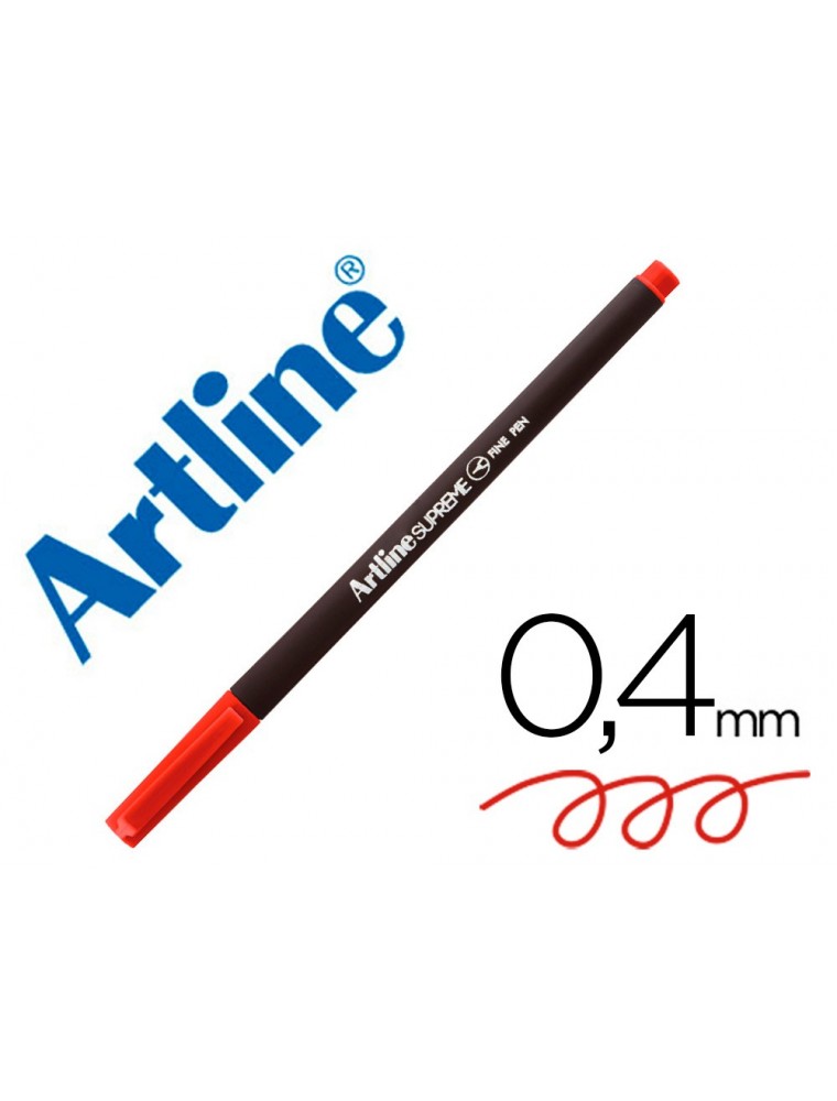 Rotulador artline supreme epfs200 fine liner punta de fibra rojo oscuro 0,4 mm