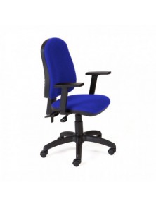 Silla rocada direccion sistema asincro con brazos color azul