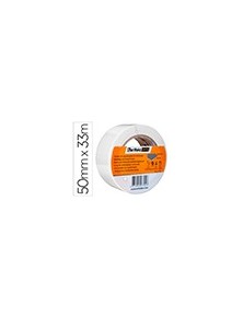 Cinta adhesiva tarifold para marcaje y señalizacion de suelo 33 mt x 50 mm color blanco