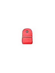 Cartera antartik mochila con asa y bolsillo frontal concremallera color rojo 320x140x430 mm