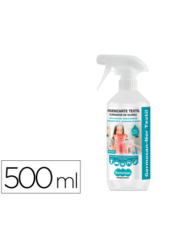 Desinfectante bacterisan germosan-nor bp7 virucida para textil bote pulverizador de 500 ml