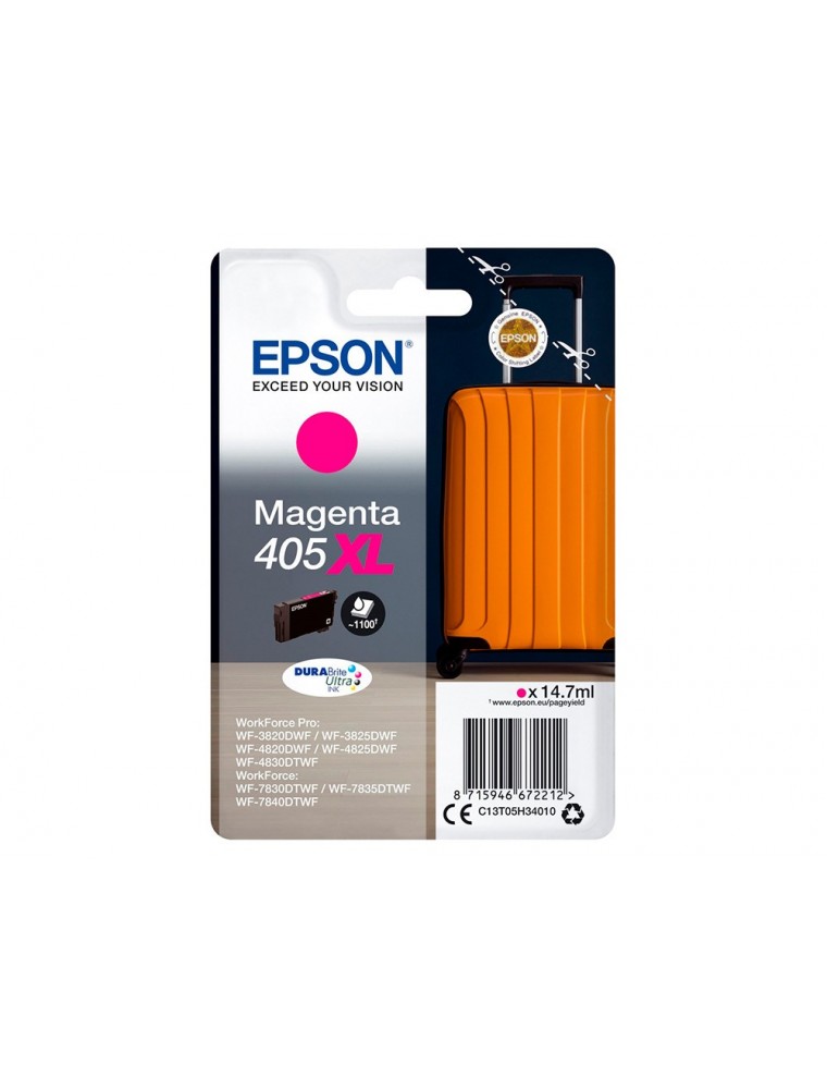 EPSON CARTUCHO INYECCION TINTA MAGENTA Nº 405 XL