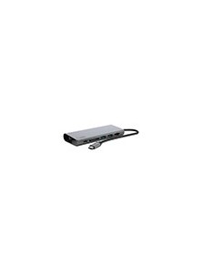 Adaptador belkin avc008btsgy multipuerto usb-c a ethernet  usb-c  usb-a  hdmi  sd color gris