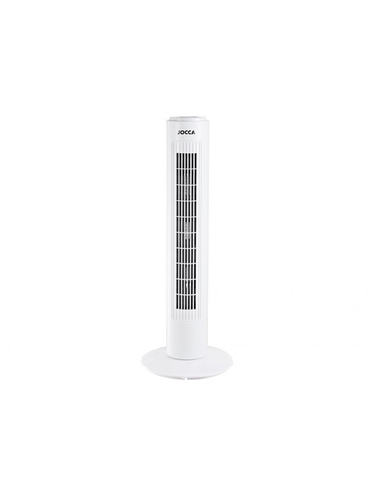 Ventilador de torre jocca 3 velocidades 45w sistema oscilacion altura 730 mm 730x170x170 mm