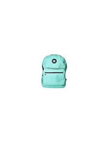 Cartera antartik mochila con asa y bolsillo frontal concremallera color verde menta 320x140x430 mm