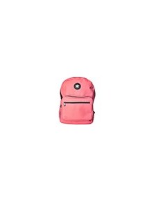 Cartera antartik mochila con asa y bolsillo frontal concremallera color coral 320x140x430 mm